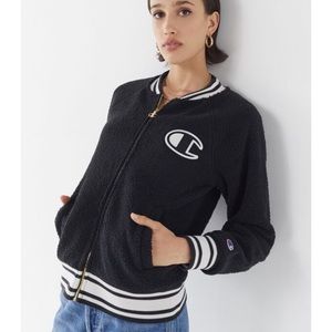 NWT Urban Outfitters Champion Sherpa Zip-Up Jacket